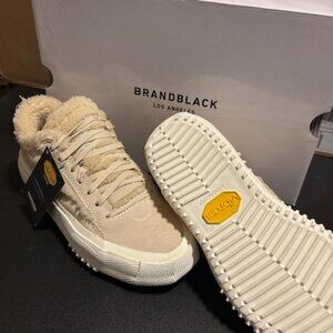 BRANDBLACK Bravo Faux Shearling Sneaker Low Top Lace Up